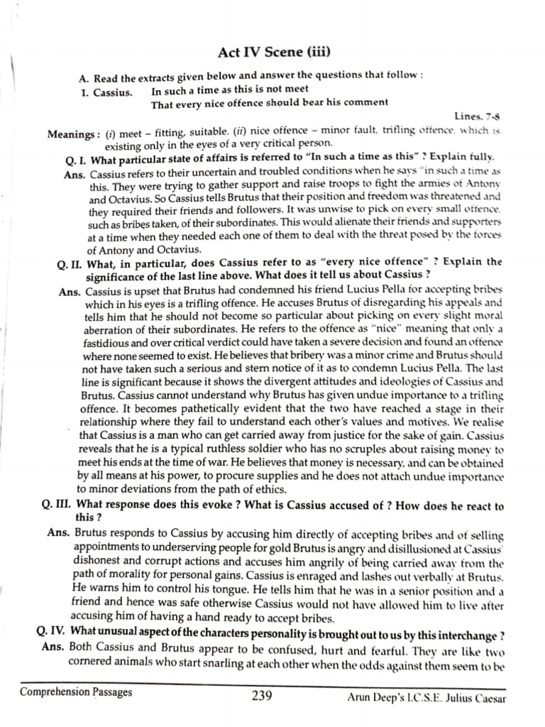 Act 4 Scene 3 | PDF | Augustus | Mark Antony