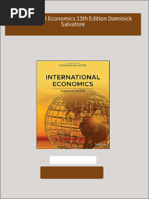 Immediate download International Economics 13th Edition Dominick Salvatore ebooks 2024