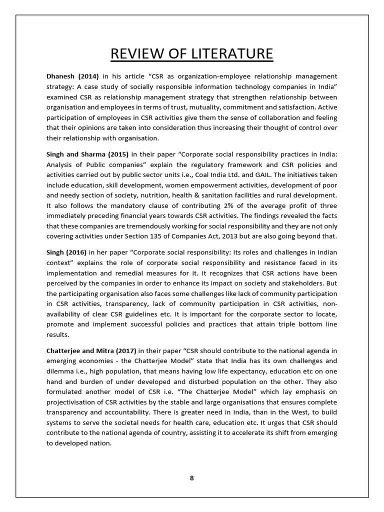 CSR Strategies in Indian Companies | PDF | Corporate Social ...