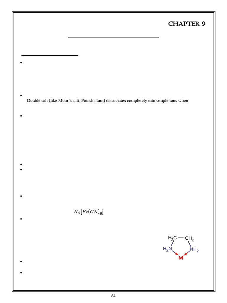 Coordination Compounds Pdf Coordination Complex Ligand