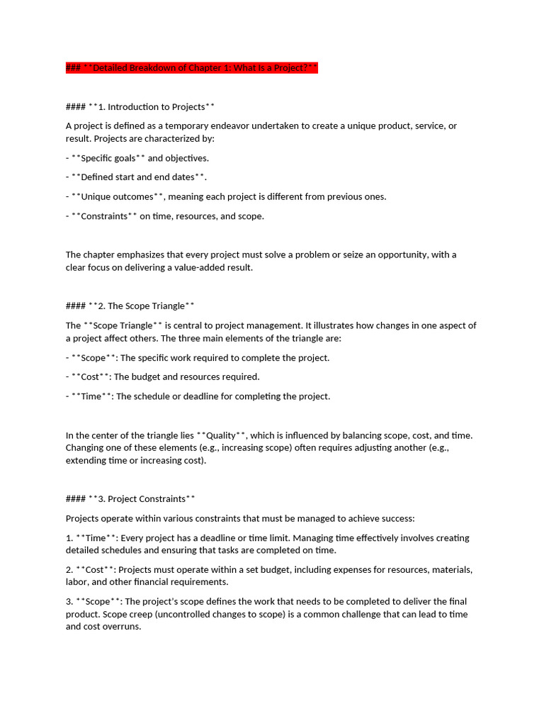 Understanding Project Fundamentals | PDF | Project Management | Economies
