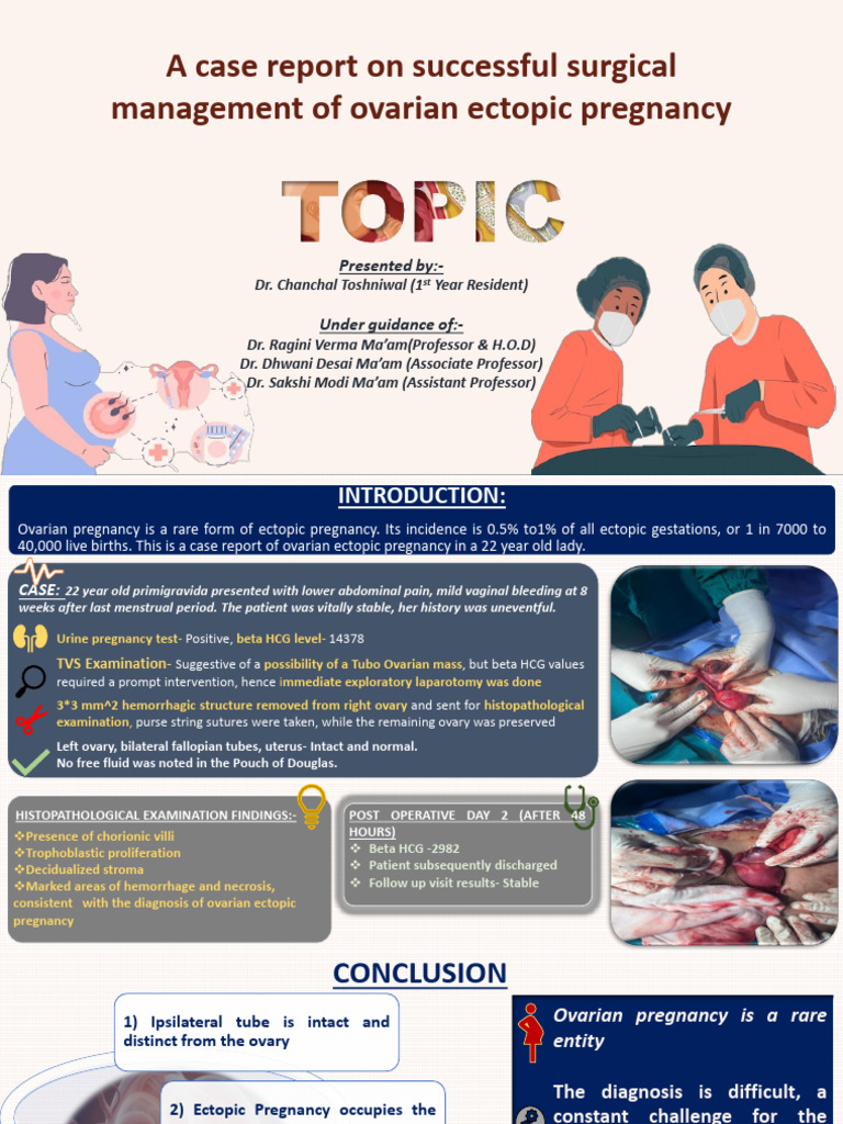 Dr Chanchal Poster Final Pdf Ovary Clinical Medicine