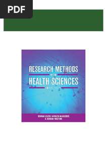Instant Download (eBook PDF) Research Methods in the Health Sciences PDF All Chapters