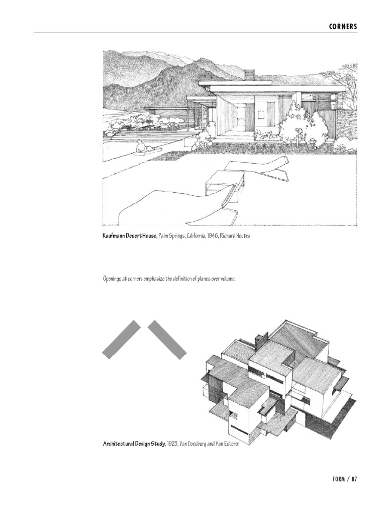 Corner Openings in Architectural Design | PDF
