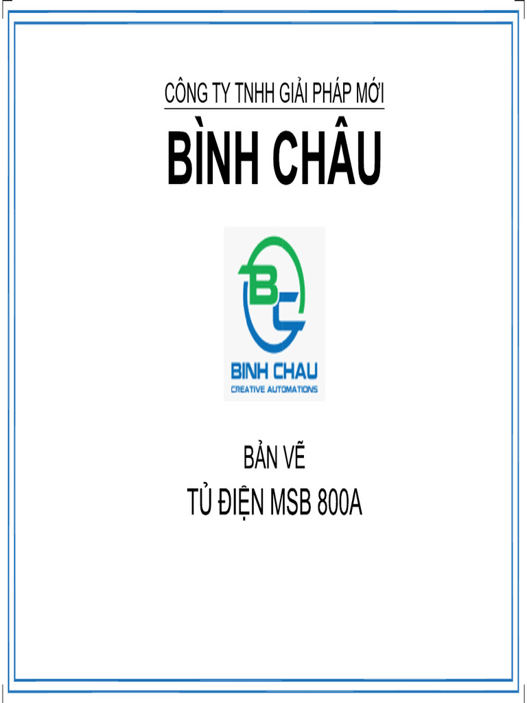 TU DIEN 3 MSB 800A | PDF