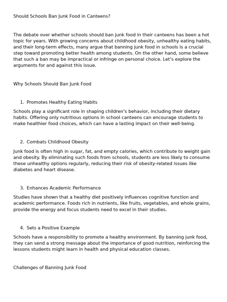 Canteen | PDF | Junk Food | Healthy Diet