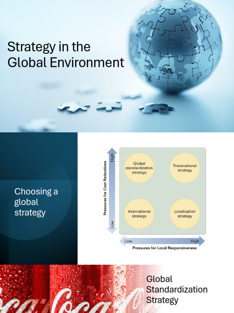 Chapter 6 Strategy in The Global Environment | PDF | Franchising | Brand