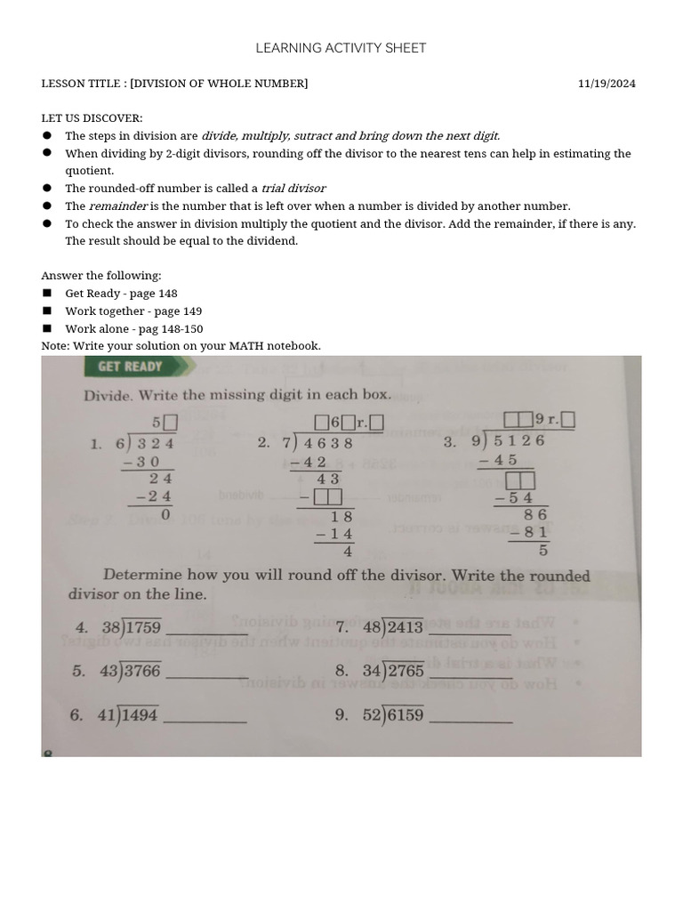 Learning Activity Sheet | PDF