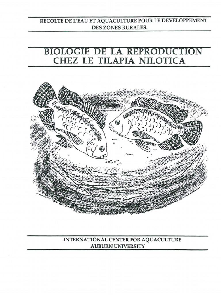 Reproduction du Tilapia Nilotica en Aquaculture | PDF