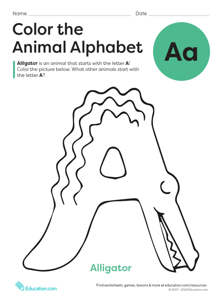 Color Letter A | PDF