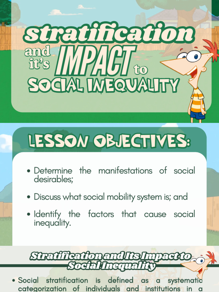 Stratification and Its Impact To Social Inequality | PDF | Social ...