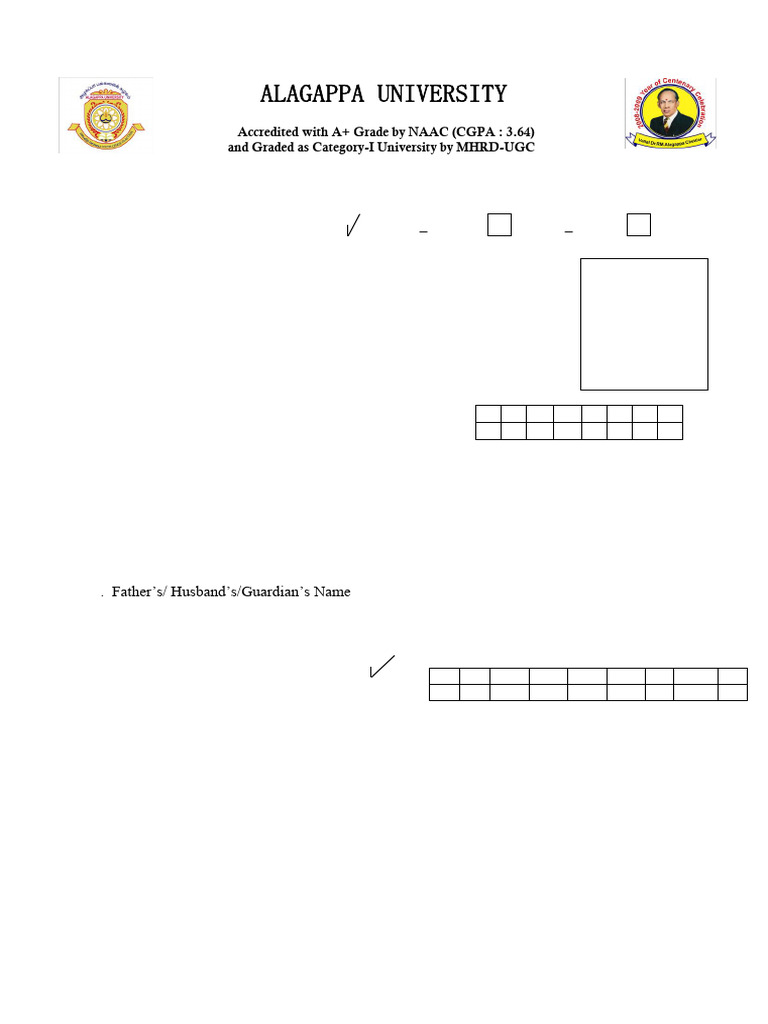 Ph.D. Registration Application Form | PDF | Doctor Of Philosophy | Thesis