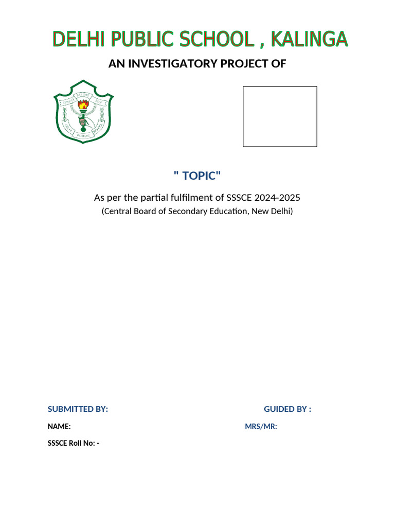 English Project Introduction Page | PDF