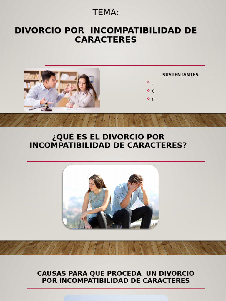 Divorcio Por Incompatbilidad | PDF