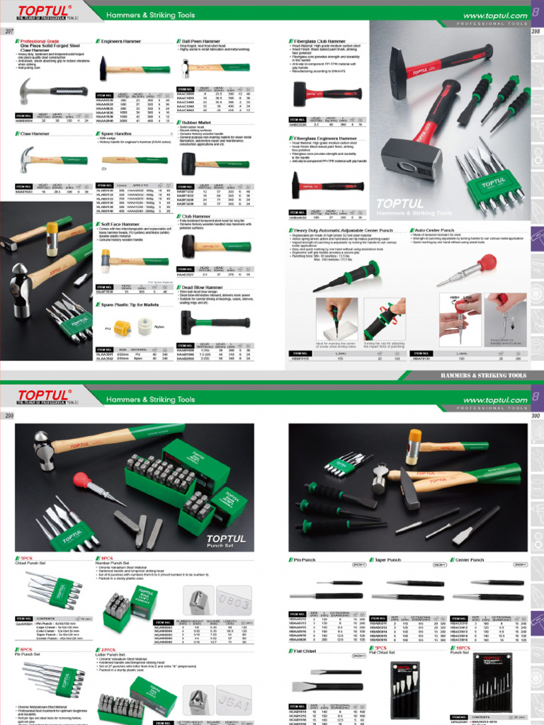 Hammers & Striking Tools | PDF
