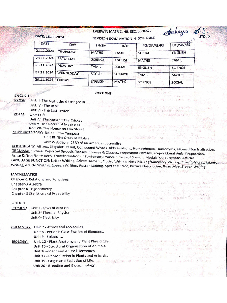 Rev Test 1 | PDF