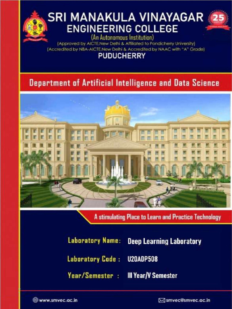 dl lab_merged (2) | PDF | Artificial Neural Network | Machine Learning