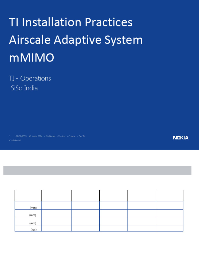AirScale Radio_Installation_Best_Practices | PDF | Electrical Connector ...