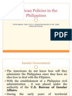 American Policies in the Philippines