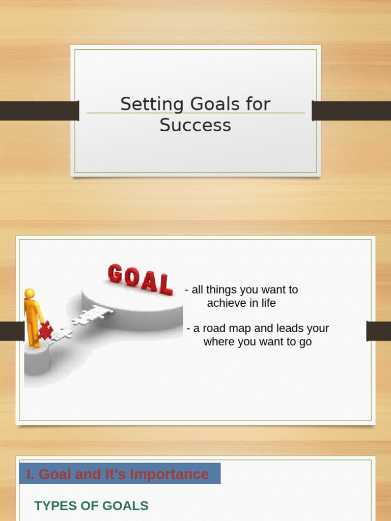 Setting Goals For Success | PDF | Self Efficacy | Goal