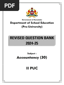 II PUC - Accountancy RQB-1