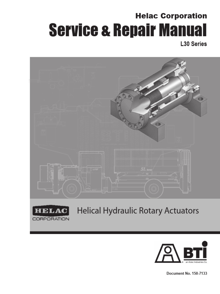 L30 Series Hydraulic Actuator Manual | PDF | Actuator | Manufactured Goods