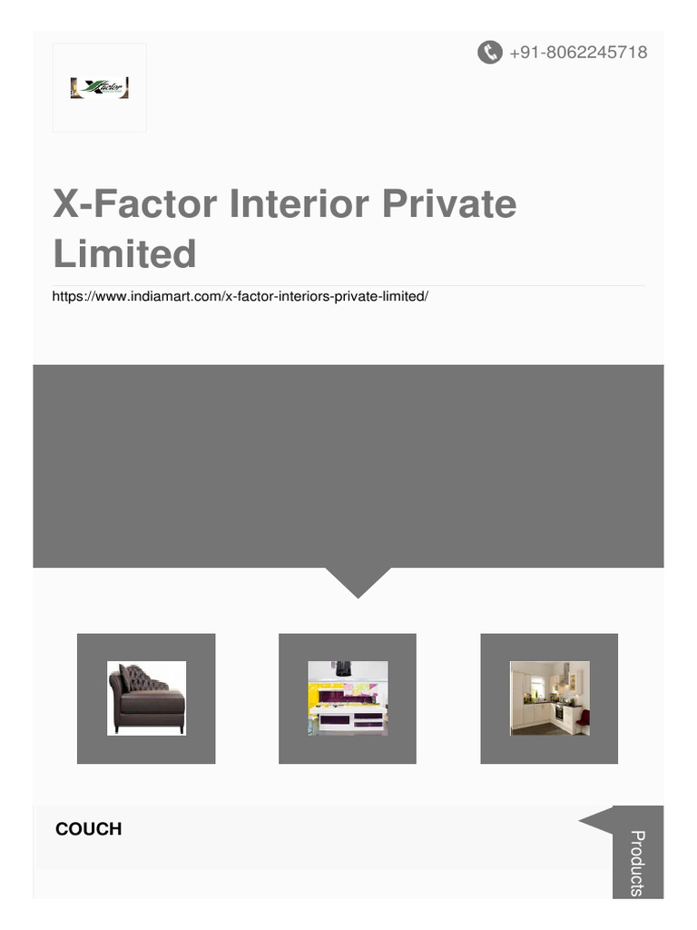 X Factor Interior Private Limited | PDF | Grey | Vision