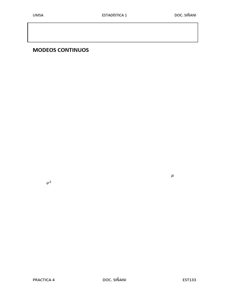 Práctica 4: Estadística UMSA 2024 | PDF | Distribución de veneno ...