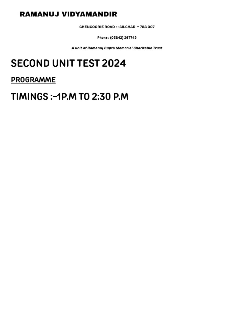 2ND UNT TEST 9 & 10-1.docx - 20241118 - 202226 - 0000 | PDF