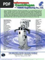 Western States-Tomoe - High-Speed Tubular Centrifuge - Pages 1-4