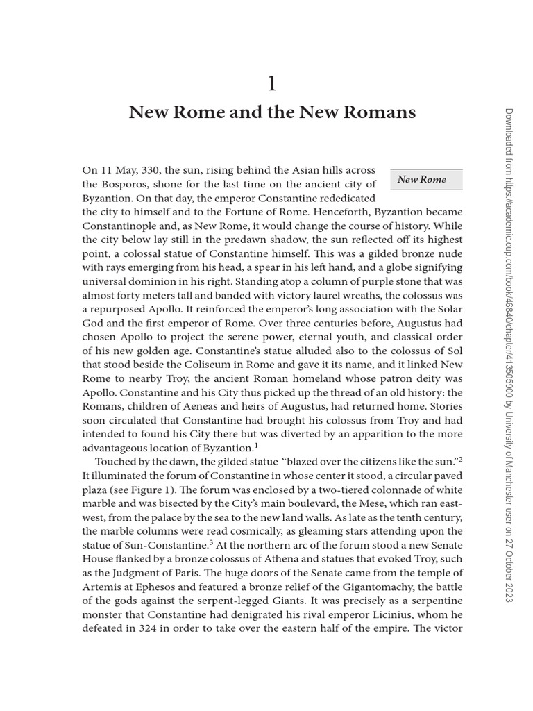 1. Romans | PDF | Ancient Rome | Roman Empire