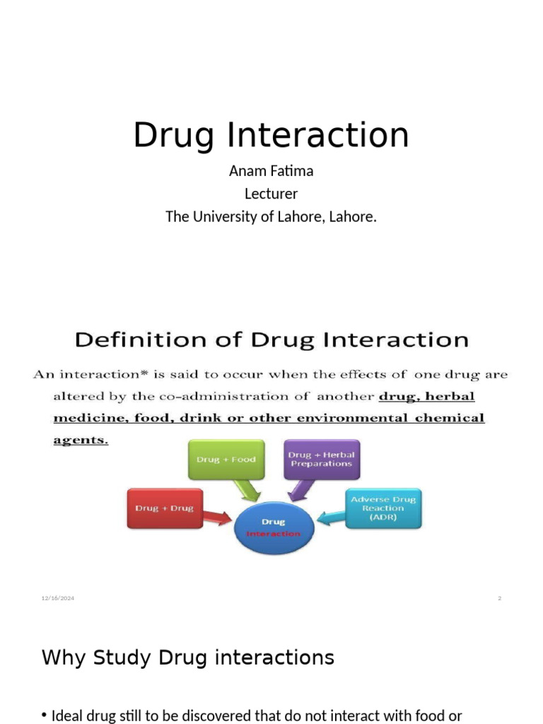 Understanding Drug Interactions and Risks | PDF | Drug Metabolism ...