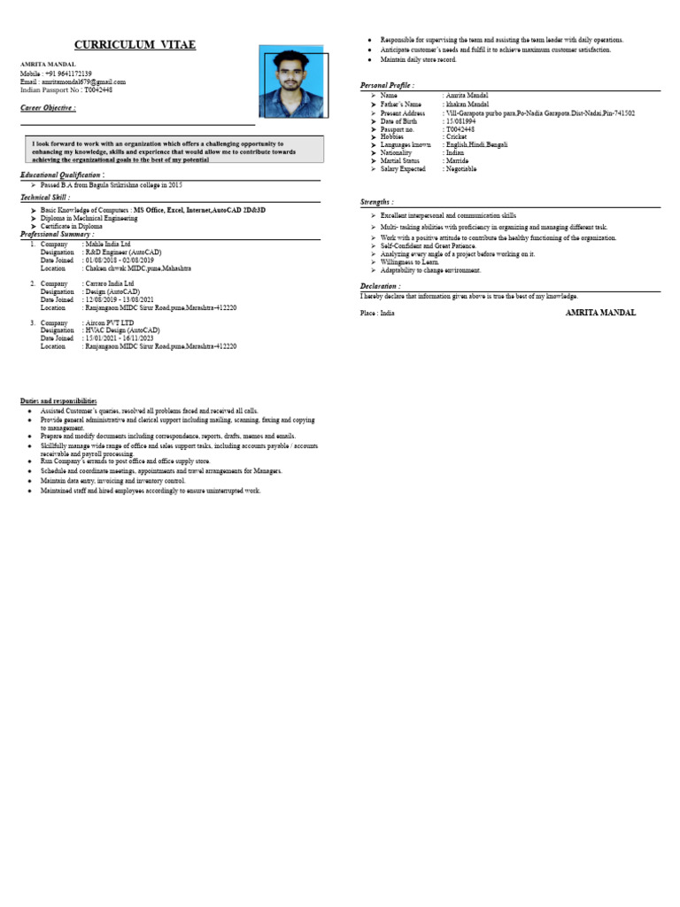 Update CV - R&D 3 | PDF | Business | Computing