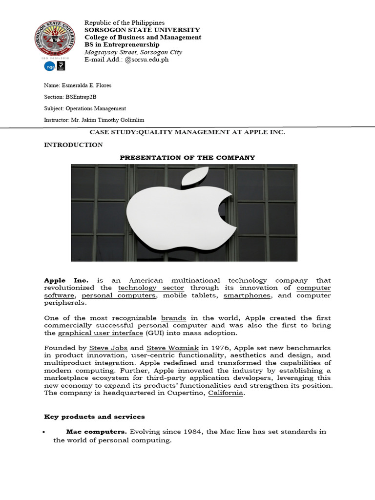 Case Study | PDF | Apple Inc. | I Pod
