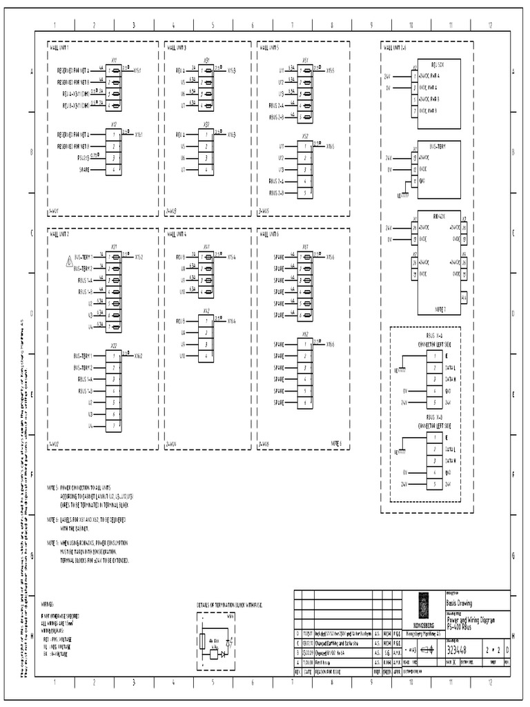 1.04 Power and Wiring Diagram FS-400C-R1 323448 - 2D | PDF