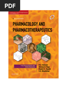 RS Satoskar Pharmacology and Pharmacotherapeutics 25thEd