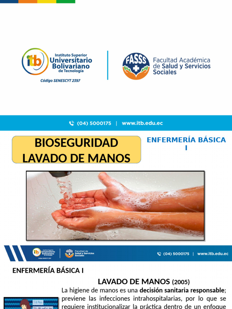Importancia del Lavado de Manos en Salud | PDF | Lavado de manos ...
