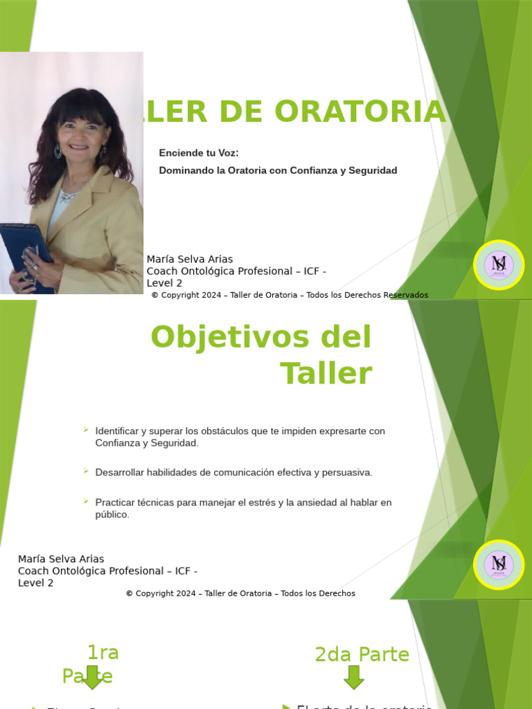 Taller de Oratoria | PDF | Hablar en público