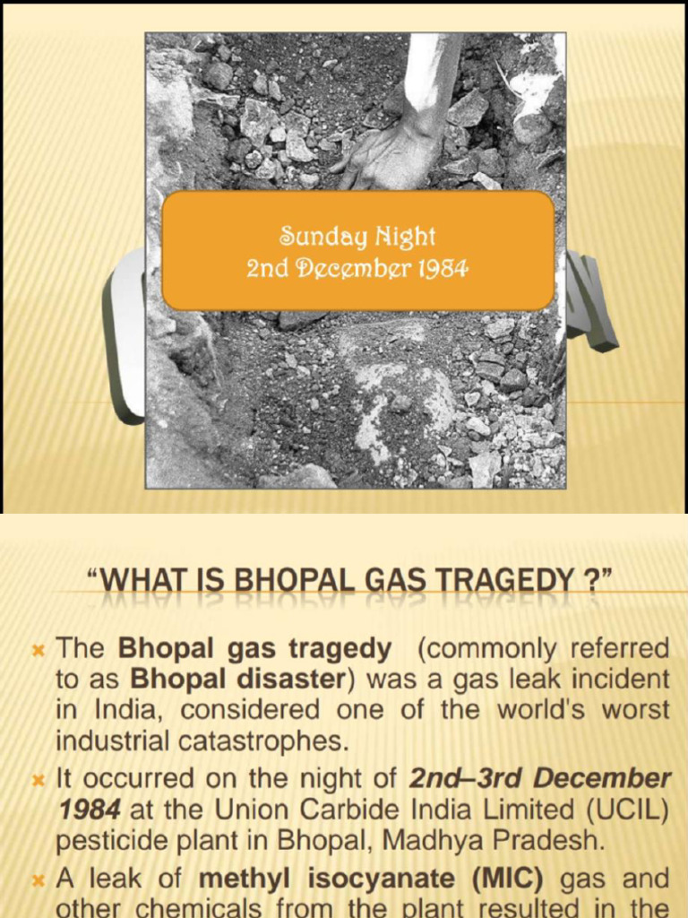 The Bhopal Gas Tragedy | PDF