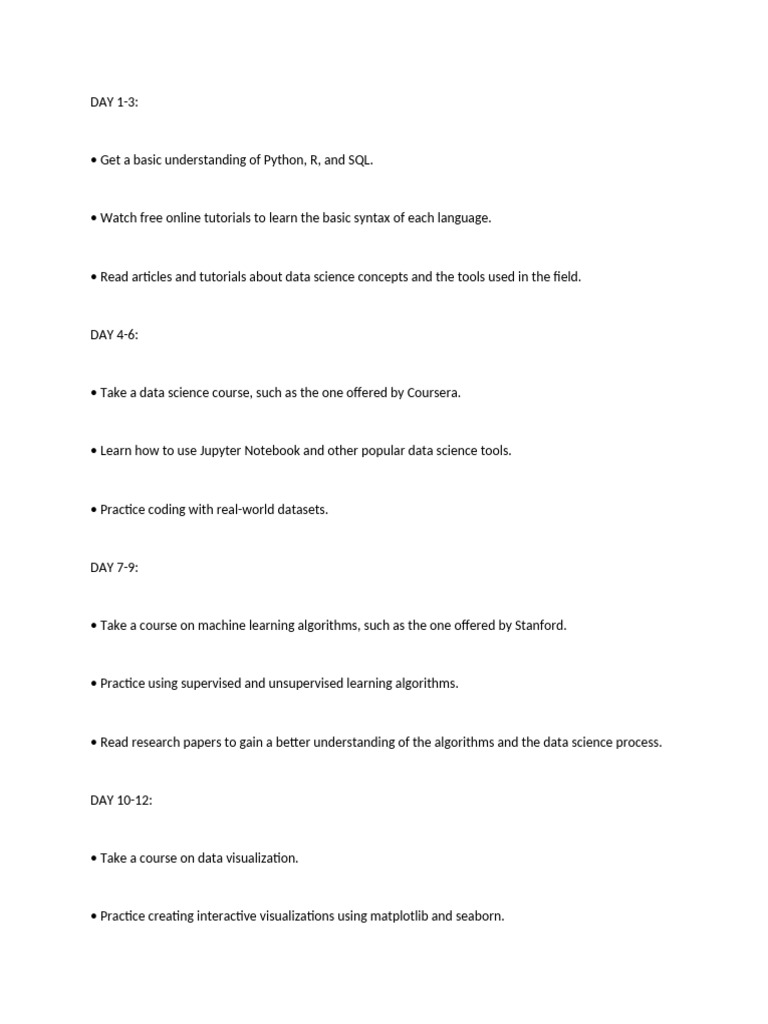ML , ALgo roadmap | PDF | Machine Learning | Artificial Intelligence