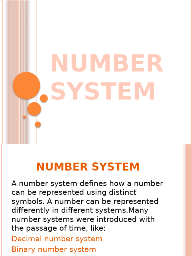 Understanding Number Systems Explained | PDF