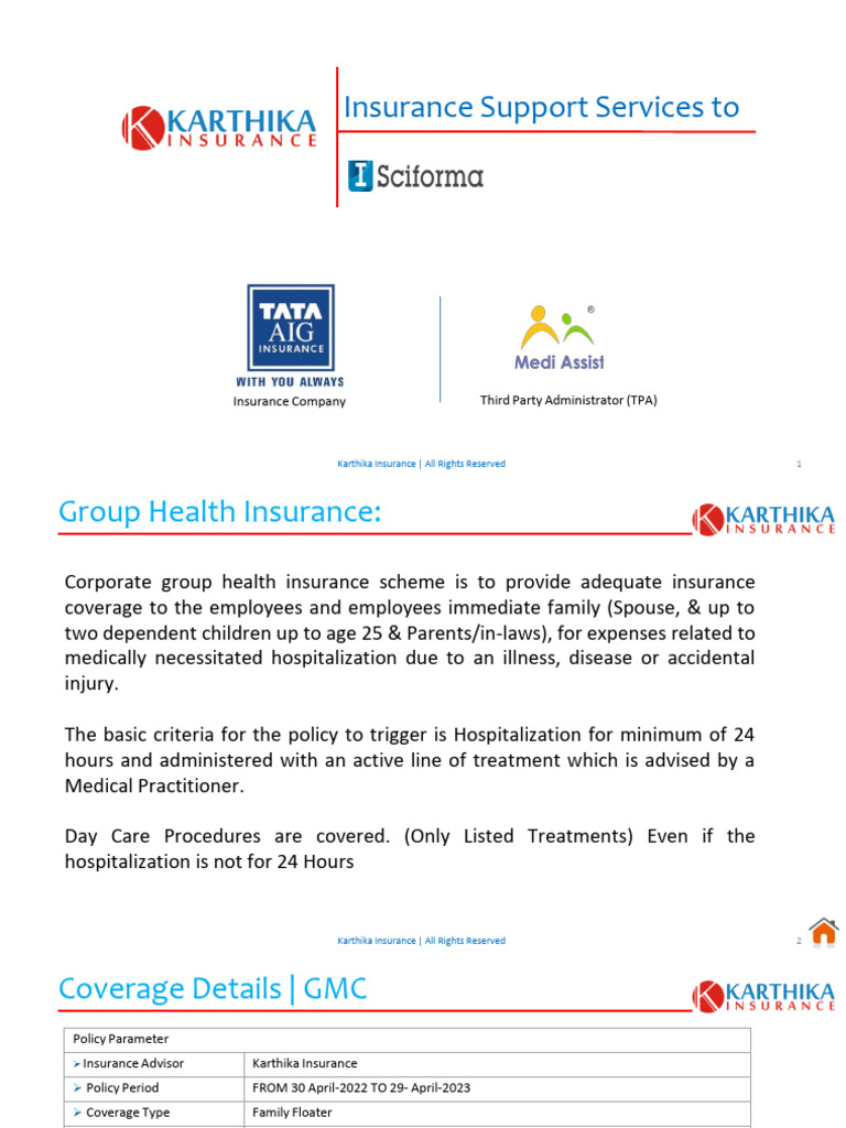 Comprehensive Group Health Insurance Plan | PDF | Hiv/Aids | Hospital