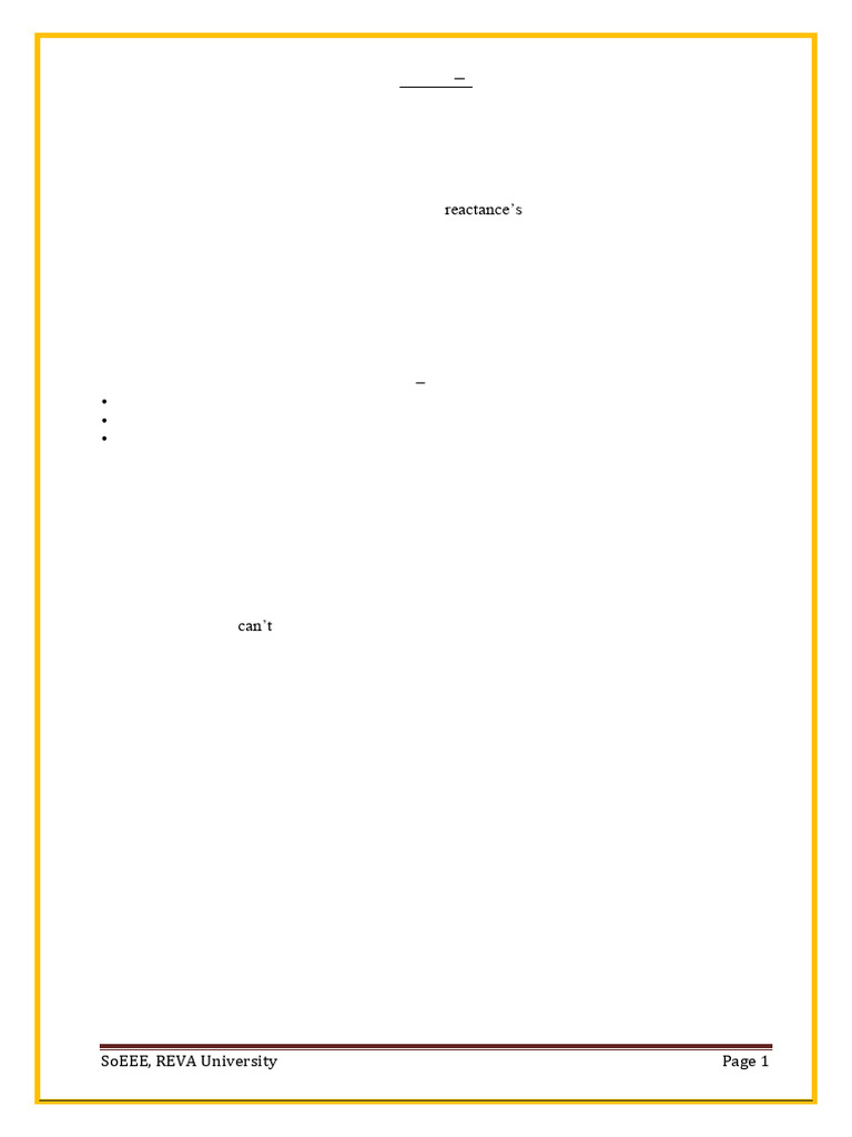 Line Current Expressions in AC Circuits | PDF | Series And Parallel ...