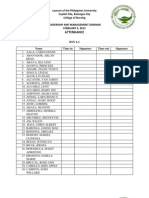 LPU Batangas College of Nursing leadership seminar attendance lists