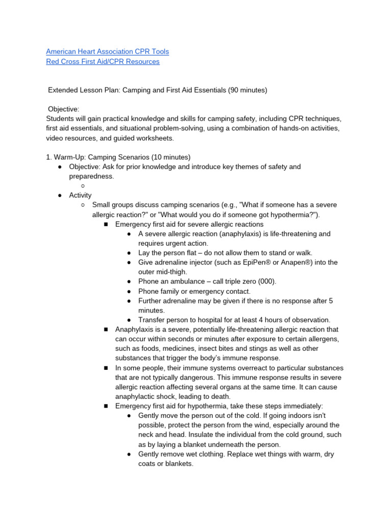 First aid | PDF | Allergy | Cardiopulmonary Resuscitation