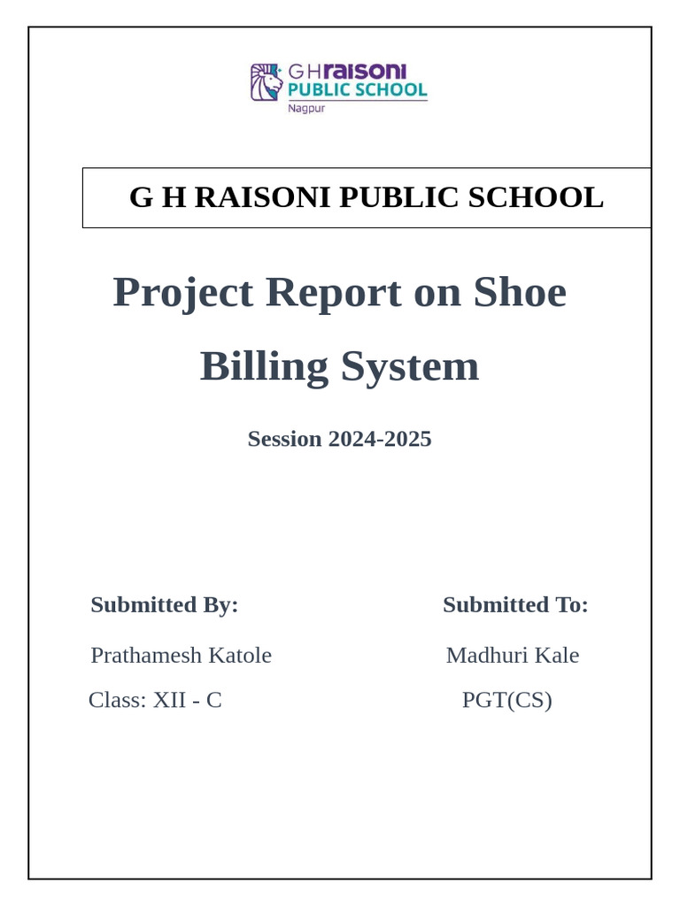 Shoe-Billing-Project | PDF | Software Testing | Computer Program