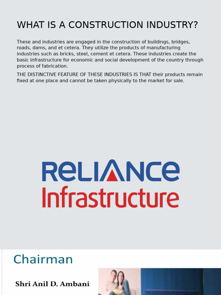 Overview of the Construction Industry | PDF