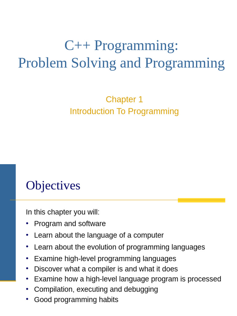 Chap01 - Intro To Programming | PDF | Programming | Computer Program