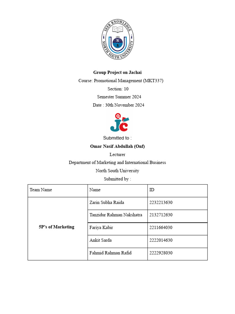 MKT337 Final Doc File | PDF | Brand | Advertising