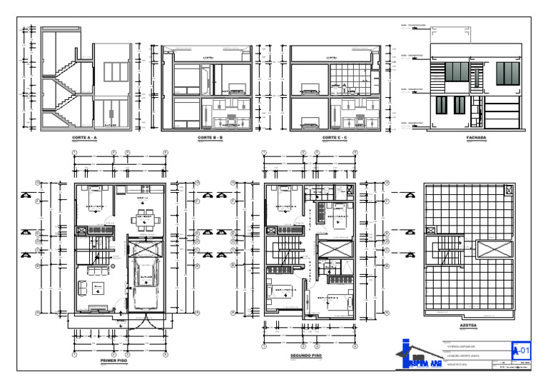 Proyecto de Vivienda Unifamiliar | PDF